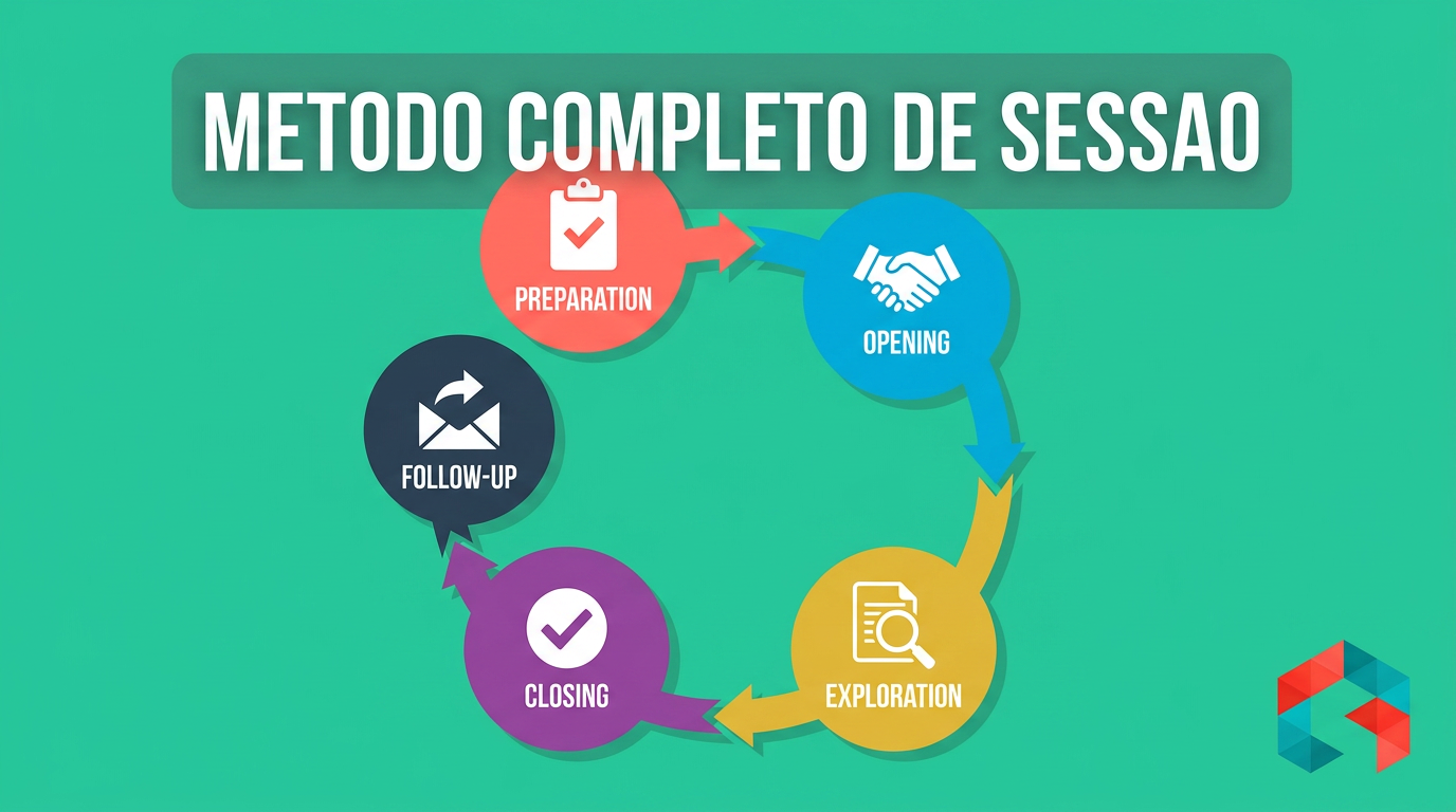 Estrutura de Sessão de Coaching: O Método Completo da Preparação ao Follow-Up